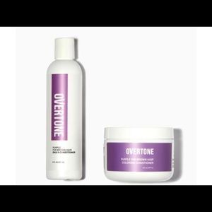 Purple for brown hair Overtone